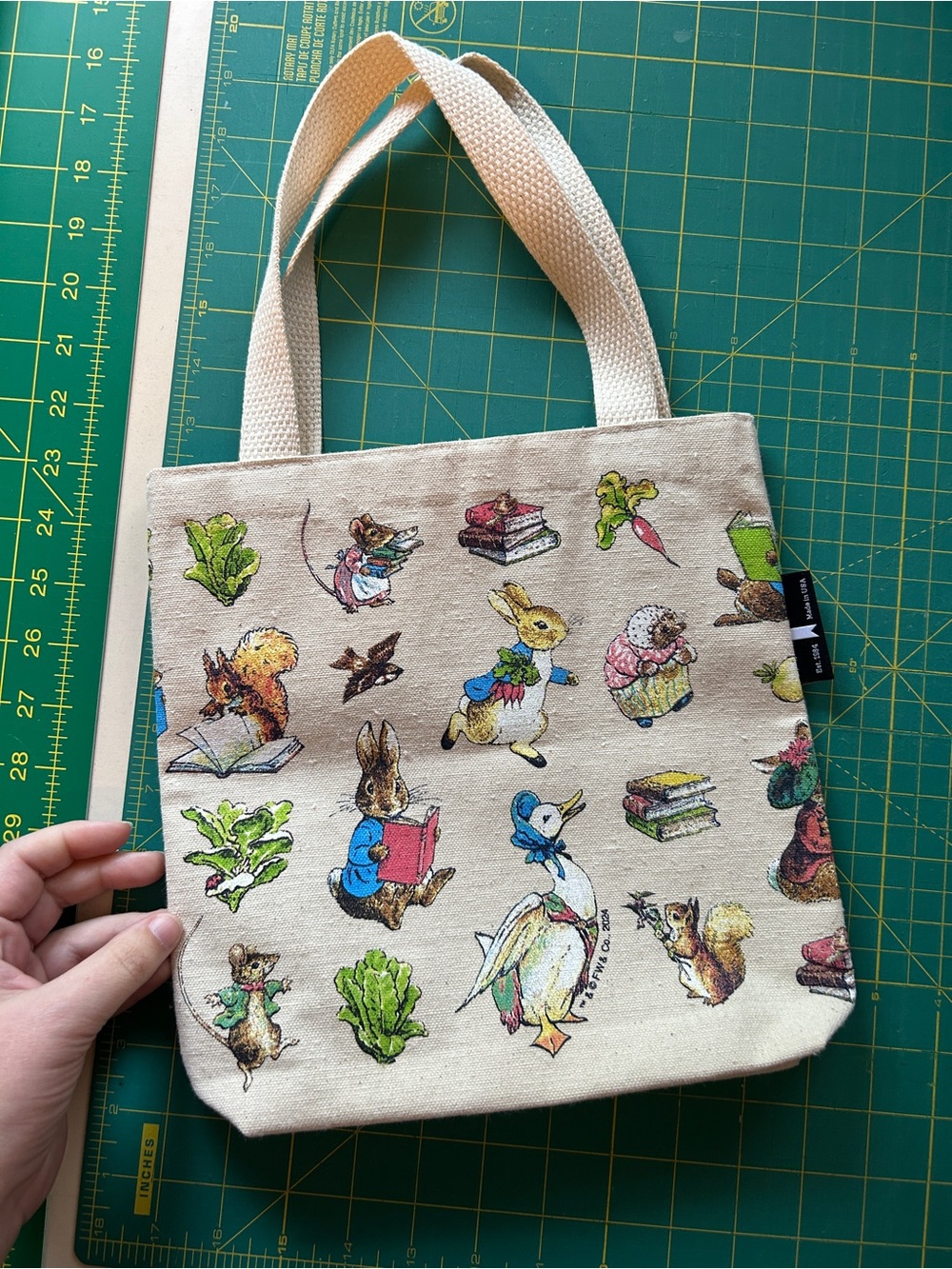 OUT OF PRINT / Beatrix Potter Mini Tote